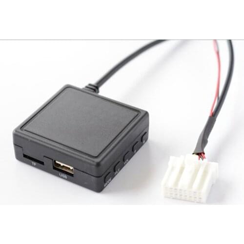 Car Bluetooth 5.0 AUX Music Adapter Wireless Audio Cable Microphone Adapter for Mazda 6 M6 M3 RX8 MX5 Pentium B70