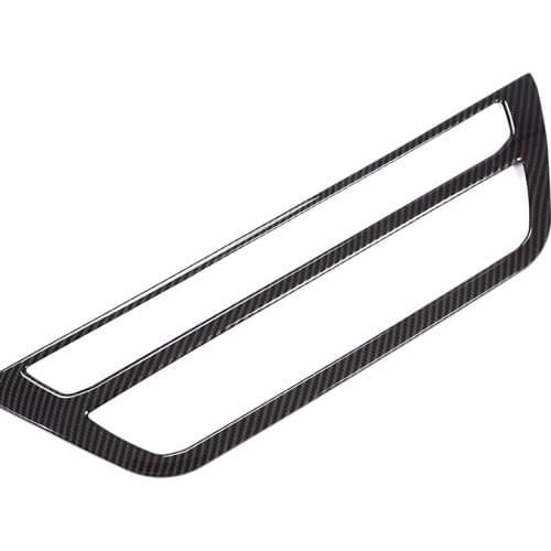 For BMW New 5 Series G30 2017 2018 Car Accessories 1 Pcs ABS Carbon Fiber Interior Center AC Frame Cover Trim