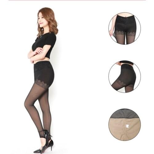 Pantyhose Winter Fish Net Stockings High Waisted Black Tights Plus Size Pantyhose Kawaii