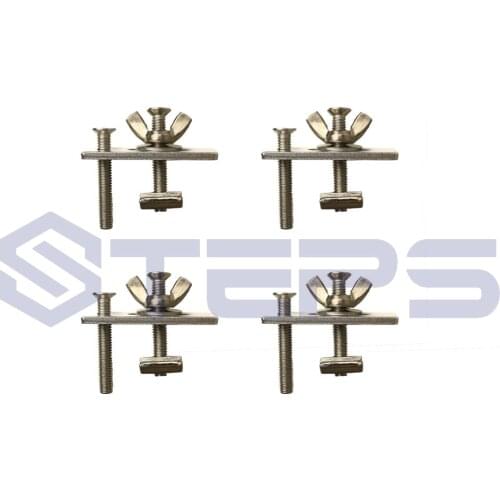 T-Track Hold Down Clamp Kit 4PCS for 3018 CNC Engraving Machine T-Slot Bottom Plate Woodworking or Metalworking