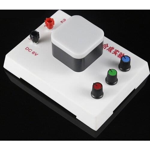 Physical optics laboratory equipment Demonstration of three primary color synthesis of light teaching apparatus