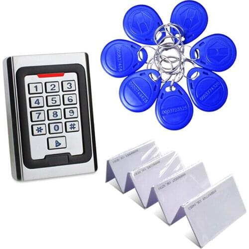 Metal Zinc Alloy Access Control Keypad Standalone Backlight with ID tags optional