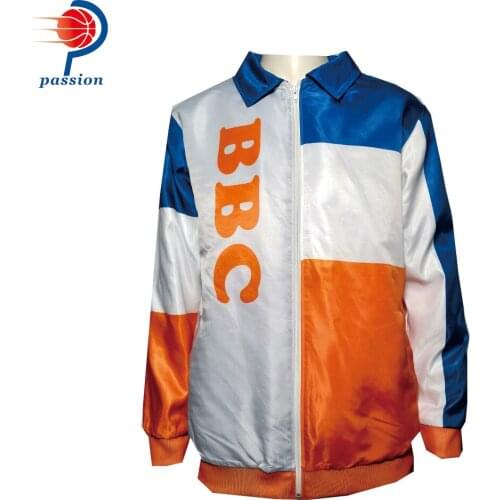 MOQ 5pcs $38 Waterproof Fully Invisible Zipper-Up Warming Up Training Jackets