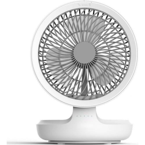 2020 new wall-mounted wireless portable fan 4000 mAh super long standby mute foldable fan with night light shaking head mini fan