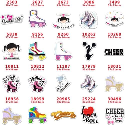 2020 new arrival Free shipping 30 pcs/package printed resin planar flat-back resins for Hair Bow Decoration PR2503