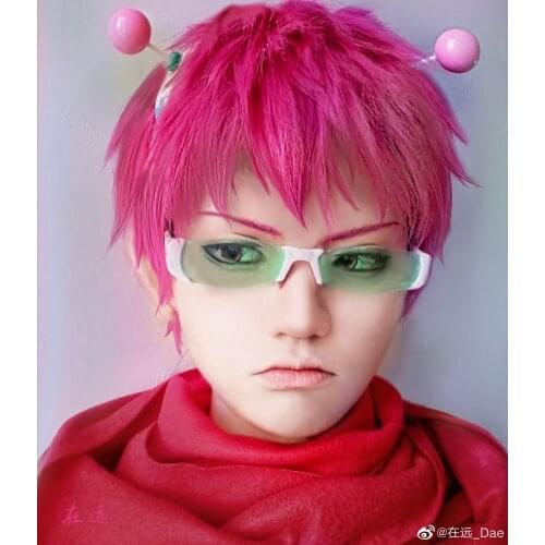 Anime Saiki Kusuo No Sai-nan The Disastrous Life of PSI Saiki K.Cosplay Glasses Prop Hair Wigs Halloween Costume Accessories