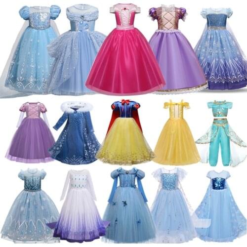 Halloween Cosplay Dresses For Girls Carnival Party Fancy Dress Up Children Christmas Party Princess Costume Disguise Clothing