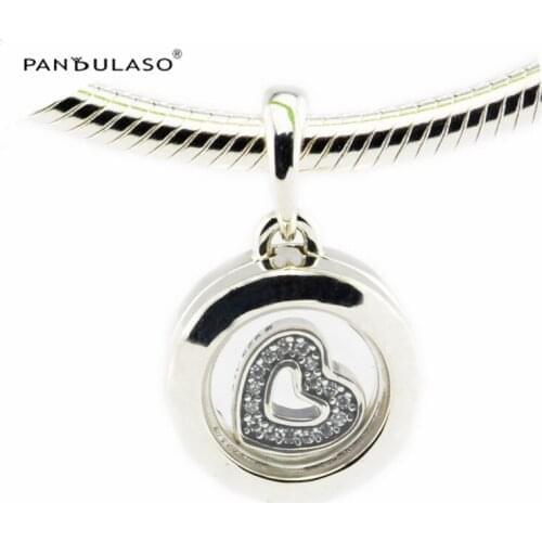 Floating Locket Glass Charms For Jewelry Making Fits Original Charms Bracelets For Woman DIY Sterling Silver Jewelry Beads