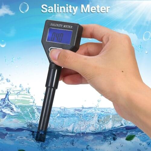 Seawater Salinity Refractometer Portable Handheld Salinity Meter ATC Salinometer widely use in the industrial areas,Aquarium