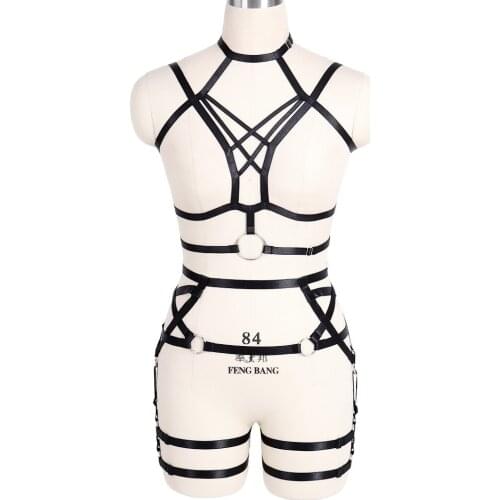 Adjustable Goth Sword Belt Womens Underwear Stocking Garter Fetish Erotic Lingerie Sexy Harness Bdsm Harness Belt Rave Wear