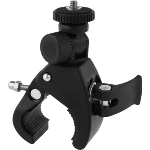 Adjustable Bicycle Bike Handlebar Seatpost Roll Bar Cage Mount Clamp for GoPro HD Hero 3, 2 & 1 Camera Black