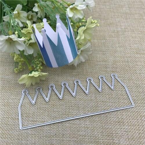 Merry Christmas Crown Metal Cutting Dies Stencils For DIY Scrapbooking Decorative Embossing Handcraft Die Cutting Template