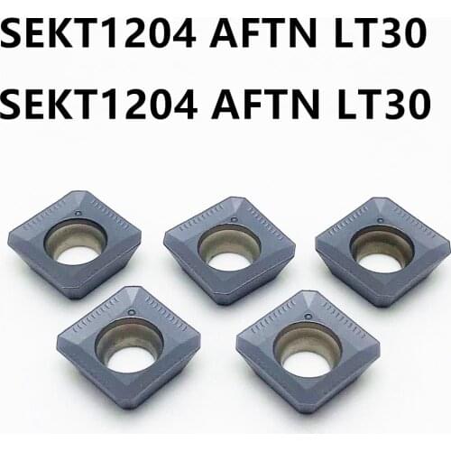 SEKT1204 AFTN LT30 milling insert carbide 100% original milling turning tool insert sekt 1204 CNC machining