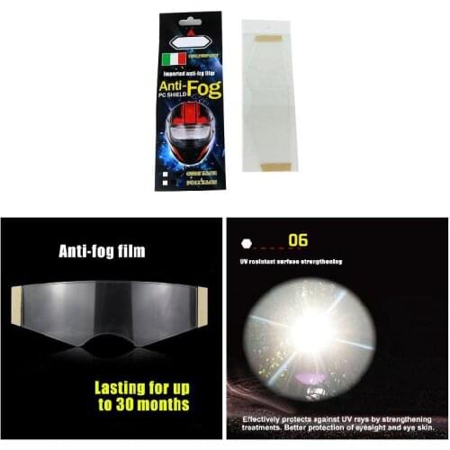 Helmet Anti-fog Films Motorbike Helmet Lens Visor Waterproof Protective Films Stickers NJ88