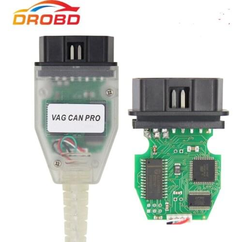 VAG CAN PRO V5.5.1 with FTDI FT245RL Chip VCP OBD2 Scaner Diagnostic USB Interface Support Can Bus UDS K Line Works for AUDI/VW