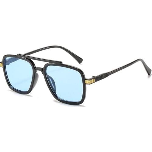 Vintage Men Square Sunglasses Women Brand Designer Fashion Sun Glasses Shades UV400 Eyewear Oculos De Sol