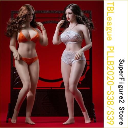TBLeague PLLB2020-S38/S39 1/6 Flexible Seamless Pale/Suntan Large Breast Body IN STOCK