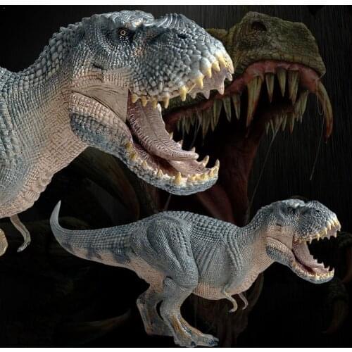 Tyrannosaurus Rex Dinosaur Model Blue Tyrannosaurus Gifts Simulation Action Model Decoration Figures Toys Animal T1W6