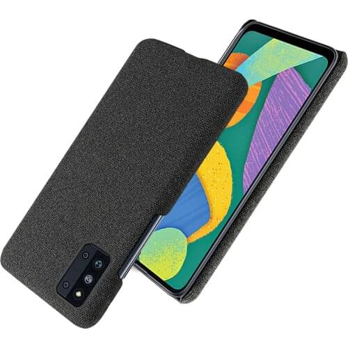 Cloth Texture Fit Case For Samsung Galaxy F52 5G Funda Luxury Febric Antiskid Cover For Samsung F 52 5G 6.6" 2021 Capa Coque