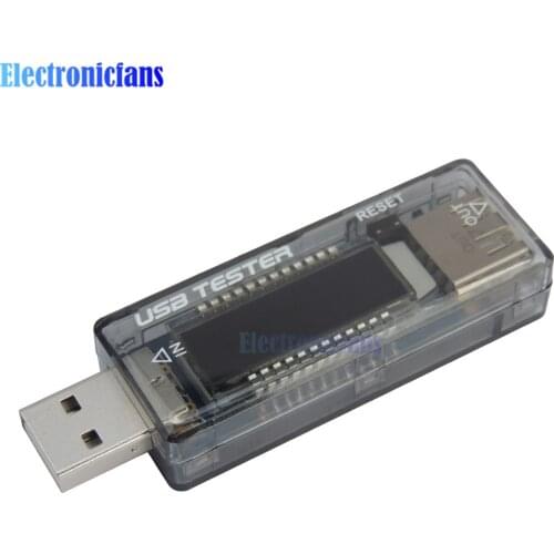 DC 4-20V 3.5-7V USB Tester LED Display Current Voltage Charger Capacity Tester Quick Charge Power Bank Meter Voltmeter 0-3A