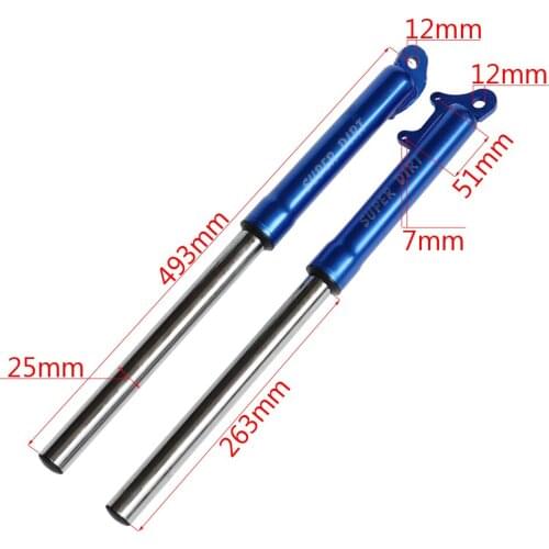 Front Forks Shock Spring Suspension Fork Shock For Mini Pocket Children Bike Motorbike 47cc 49cc FK08 2 Stroke Coolster QG-50