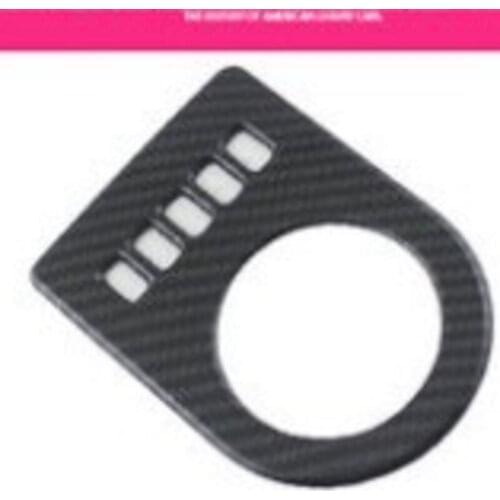 Fit For Jaguar f-pace interior parts carbon fiber grain p-shift central control gear Xel XFL modified interior