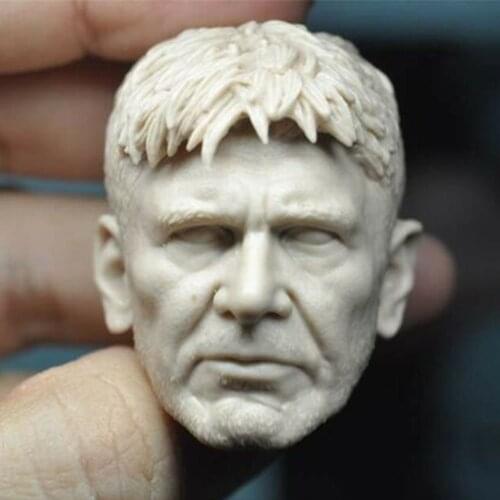 1/12 Unpainted Head Carving American Blockbuster Characters Fit 6'' inch Figure Dolls Toy