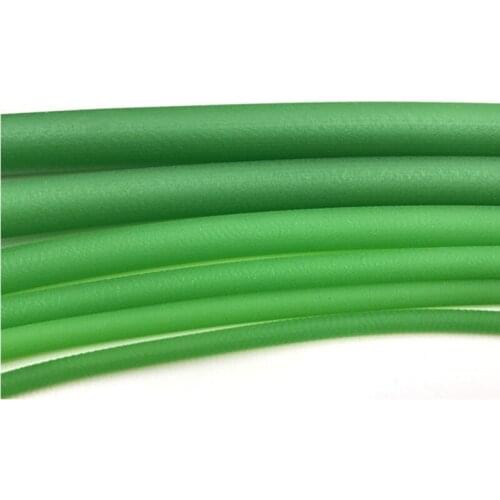 1meter Polyurethane belt PU round belt with green belt meltable cord