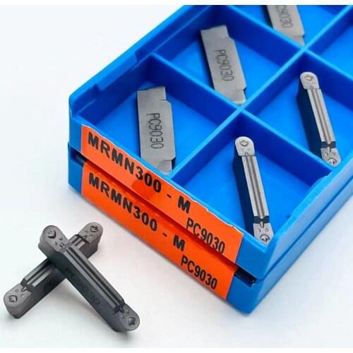10 pieces of cemented carbide MRMN300 PC9030 grooving tool pin milling turning tool KORLOY grooving tool turning insert MRMN 300