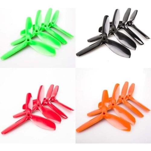 2Pairs/lot BeeRotor 5x5'' 5050 Tri-Blade Propeller Props BR5050-3B For DIY Small Planes FPV Racing Multi-rotors Pro