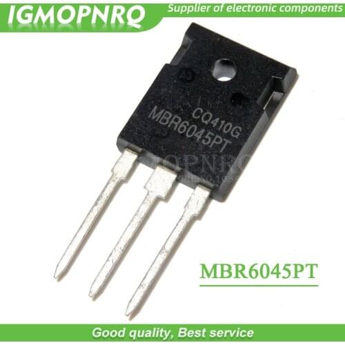 10pcs MBR6045PT MBR6045 Schottky rectifier diode 60A 45V new original