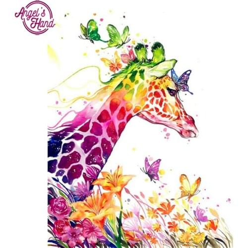 Diamond Embroidery giraffe icons 5D Diy diamond painting Cross Stitch animals picture square Rhinestones diamond mosaic pattern