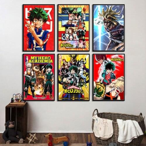Diamond Painting 5D DIY My Hero Academia Anime Embroidery Mosaic Full Cross Stitch Kits Acrylic Wall Art Home Decoration