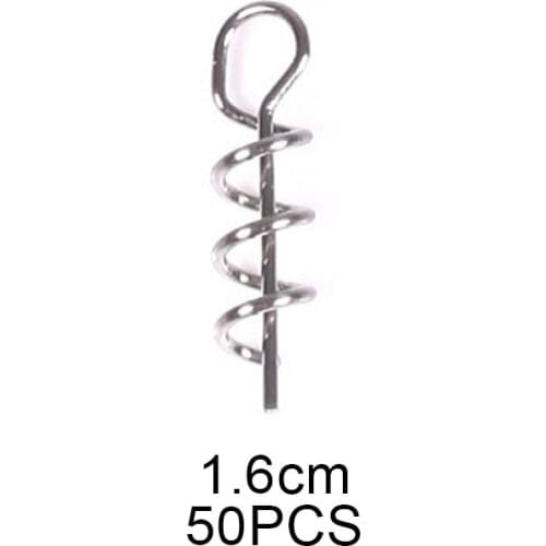 Centering Spring Lock Pin For Soft Lure Bait Worm Crank 50pcs Hook Useful