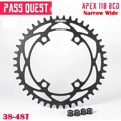 110mm BCD Narrow Wide Chain Ring MTB Mountain Bike Chain Wheel 38T 40T 42T 44T 46T 48T for Sram Crankset Apex 110bcd