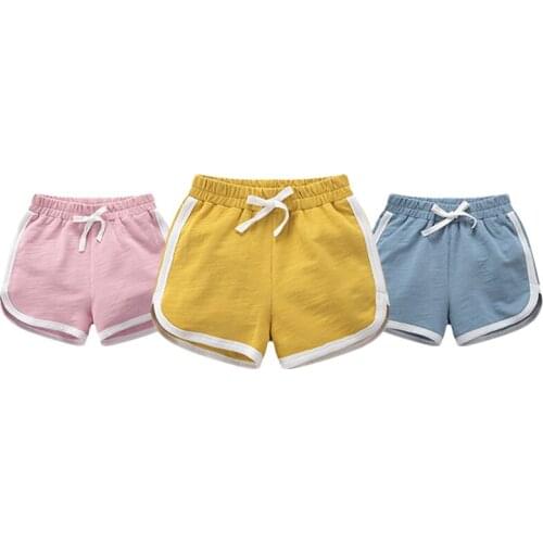 Children Shorts Cotton Short Pants Childrens For Boys Girls Shorts Toddler Panties Kids Summer Beach Short Sports Track Pants
