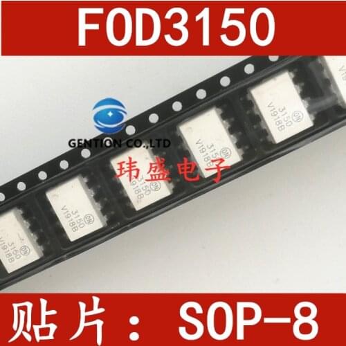 10PCS FOD3150 SOP-8 FOD3150SD SMD light coupling photoelectric coupler F3150 in stock 100% new and original