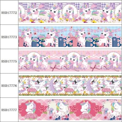 HSDRibbon free shipping 3" 75mm heat transfer printed hsd-design series Grosgrain Ribbon 50Yards/Roll