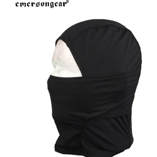 Emersongear Tactical Quick-drying Caps Headgear Sun Protective Cover Hiking Airsoft Army Military Outdoor Shooting Black