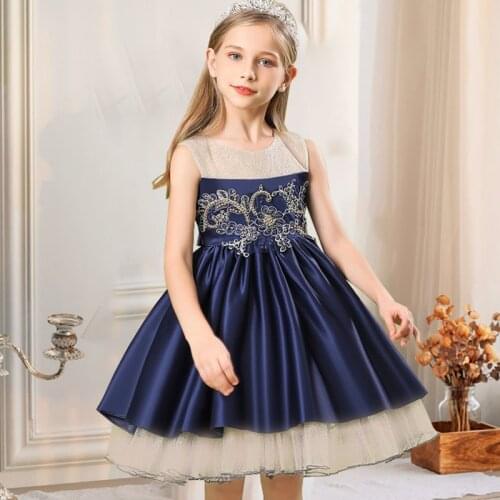 Kids Dress for Girls Flower Dresses for Party Wedding Christmas Tutu Princess Dress Children Clothing Prom Ball Gown 8 10 Years