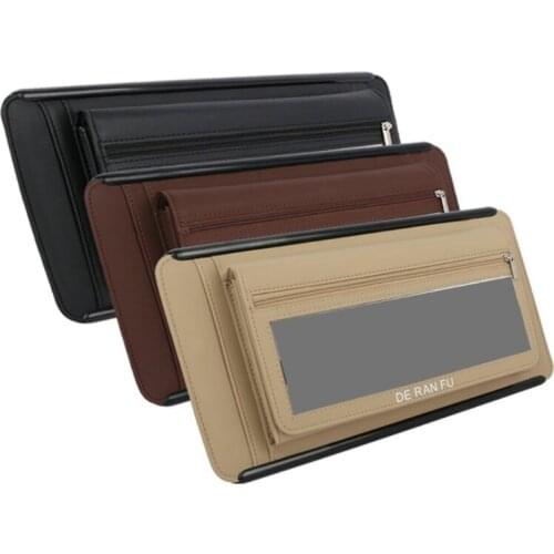Multi-functional Car Visor Tissue Bag Automotive Practical Tissue Storage Box