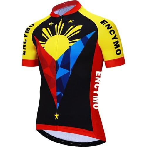 2022 New Team Philippines Cycling Jersey Customized Road Mountain Race TopReflective cycling jersey men cycling jersey funny