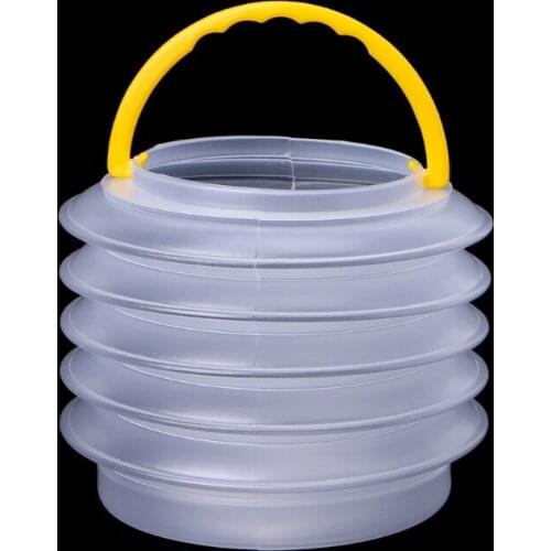Portable Foldable Painting Brushes Holder Cleaning Case Washing Pen Bucket E56C