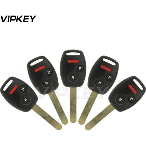 Remotekey 5pcs MLBHLIK-1T 2 button with panic 313.8Mhz ID46 chip for Honda CRV FIT Crosstour Insight 2011 Remote head car key