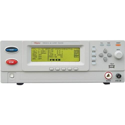 TH9201C AC Hipot Tester 0-5000V AC Current 0-20 mA Withstanding Voltage Tester