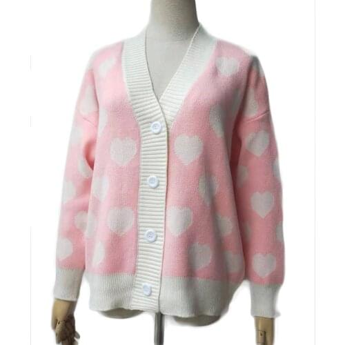 2020 Spring Knitted Cardigan Sweater With Button Casual Long Sleeve Open Stitch Cardigans Outwear Warm Knitwear Coats Women