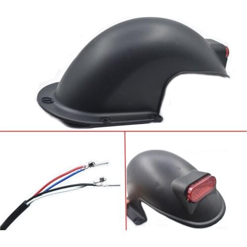 10 inch New Electric Scooter Rear Fender with Lamp Scooter Replaceable Splash Proof Accessories