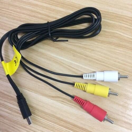 100pcs/lot AV Cable VMC-15MR2 RCA Terminal Cord for Sony Handycam Camcorder Digital Camera