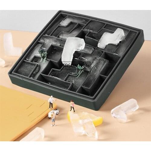 20pcs Silicone Ice Mold Tray Making Mold Honeycomb Ice Tray Party Whiskey Cocktail Cold Ice Cube Maker Drink