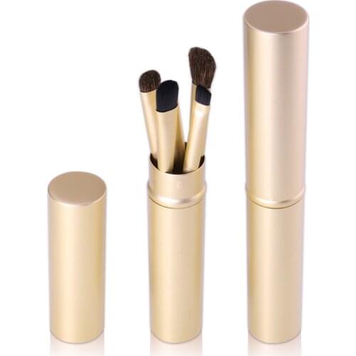 O.TWO.O 5pcs Professional Eye Portable Brush set Eyeshadow brush eyebrow brush eyeliner brush blooming brush Horse hair brush